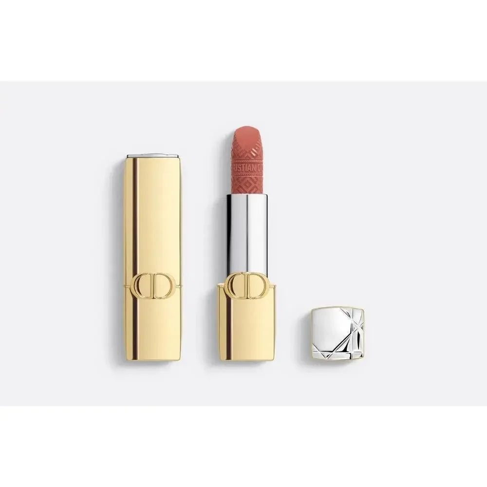 Limited Edition Dior Rouge Holiday 2024 Lipstick - Rose Bavarde